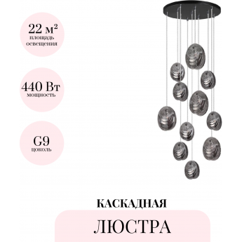 Каскадная люстра ODEON LIGHT MUSSELS 5038/11 Каскадная люстра ODEON LIGHT MUSSELS 5038/11