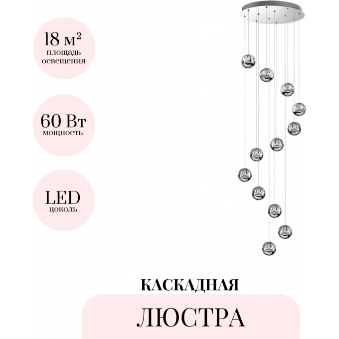 Каскадная люстра ODEON LIGHT SONO 5100/60L