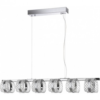 Люстра ODEON LIGHT MIRAGE L-VISION ODL24 455 LED 40W 4000K 2453лм металл акрил, хром Люстра ODEON LIGHT MIRAGE L-VISION ODL24 455 LED 40W 4000K 2453лм металл акрил, хром