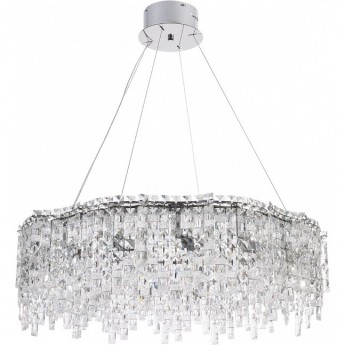 Люстра ODEON LIGHT ROLTA HALL ODL24 529 E14 14*40W хром/прозрачный/металл/хрусталь Люстра ODEON LIGHT ROLTA HALL ODL24 529 E14 14*40W хром/прозрачный/металл/хрусталь