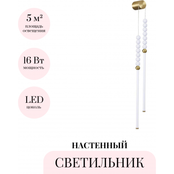 Настенный светильник ODEON LIGHT MONELLA 6639/16WL Настенный светильник ODEON LIGHT MONELLA 6639/16WL