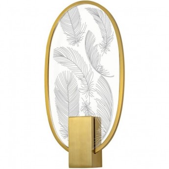 Настенный светильник ODEON LIGHT PIUMA L-VISION ODL_EX24 015 IP20 LED 15W 900Лм 3000K античная бронза/металл/акрил Настенный светильник ODEON LIGHT PIUMA L-VISION ODL_EX24 015 IP20 LED 15W 900Лм 3000K античная бронза/металл/акрил