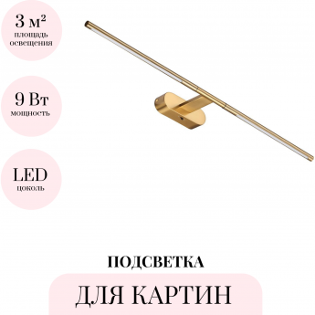 Подсветка для картин ODEON LIGHT ALEDO 6635/9WL Подсветка для картин ODEON LIGHT ALEDO 6635/9WL